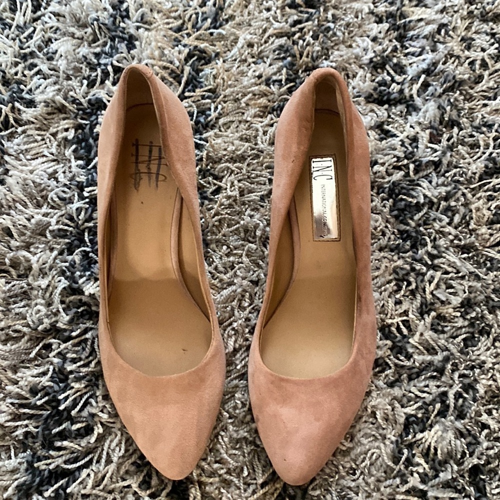 Rose colored heels